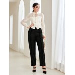 Modely Flare Sleeve Button Front Blouse