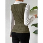 Essnce Two Tone Puff Sleeve 2 In 1 Top